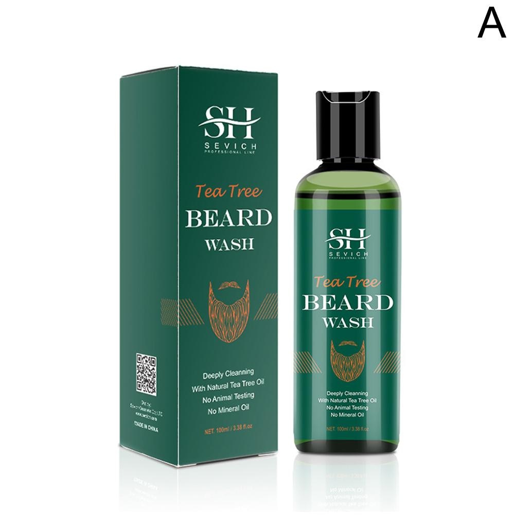 2023 Beard Cream For Men Natural Tea Tree Beard Moisturizing Effect Beard Conditioner Beard Care Styling Cream Oil