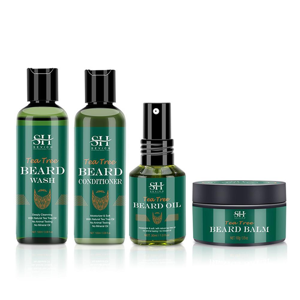 2023 Beard Cream For Men Natural Tea Tree Beard Moisturizing Effect Beard Conditioner Beard Care Styling Cream Oil