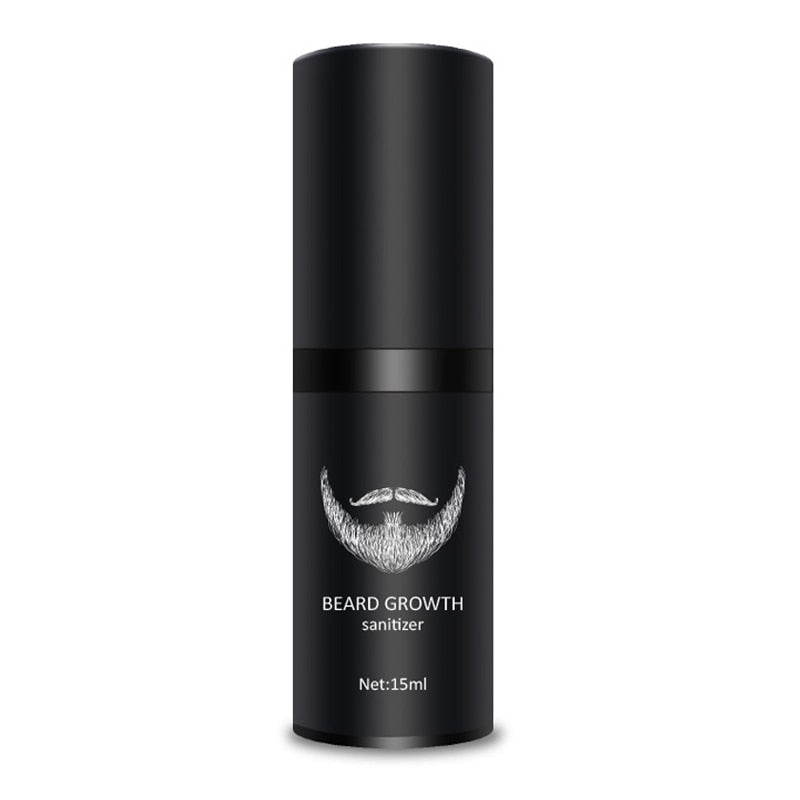 4Pcs/set Men Beard Growth Kit Professional Hair Growth Enhancer Set Beard Care Nourishing with Beard Growth Roller Massage Comb
