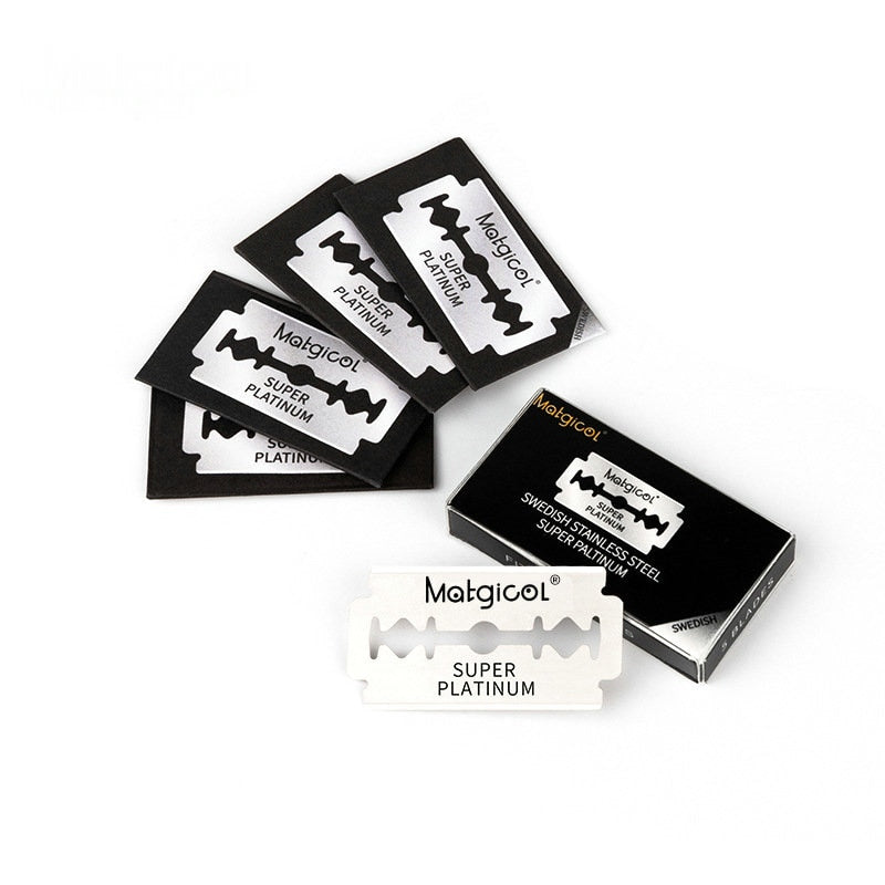 100/50/30 pcs Razor Blades For Double Edge Razor,Stainless Steel Blades Used for Folding Knife with Shaving &amp; Hair Removal
