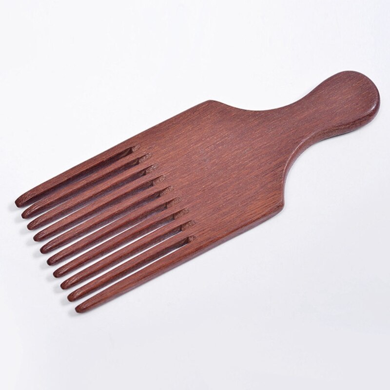 Beard Pick for Men Wooden Comb Afro Hair Lift Combs Wooden Beard Comb Wood Hair Pick Comb Beard Pick Comb
