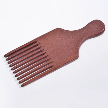 Beard Pick for Men Wooden Comb Afro Hair Lift Combs Wooden Beard Comb Wood Hair Pick Comb Beard Pick Comb