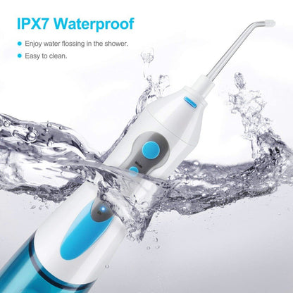 Oral Irrigator Portable Dental Water Flosser for Bridges Care Large Capacity 4 Replacement Tips Professional Irrigador Dental