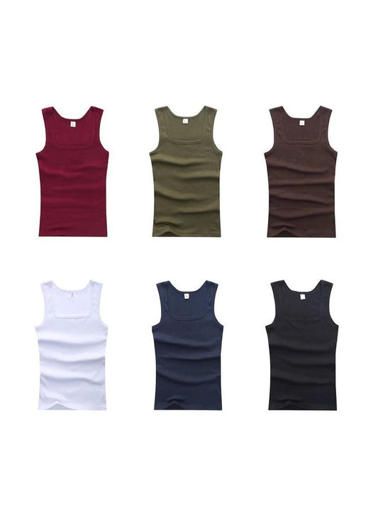 2020 Summer Plus Size Men Clothing Tank Tops Black White Gray Singlets Sleeveless Fitness Men Vest Casual Bodybuilding Vest New
