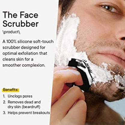 Cleaning Brush Silicone Face Brush Cleaning Brush Black Makeup Brush Makeup Remover Silicone Soft 1pc