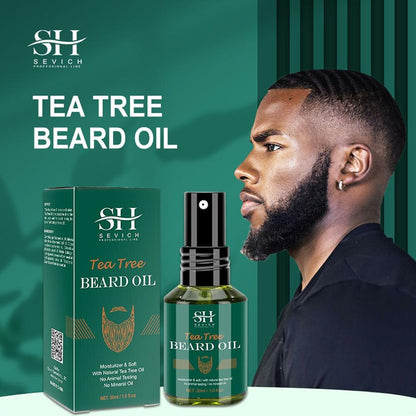 2023 Beard Cream For Men  Natural Tea Tree Beard Moisturizing Effect Beard Conditioner Beard Care Styling Cream Oil