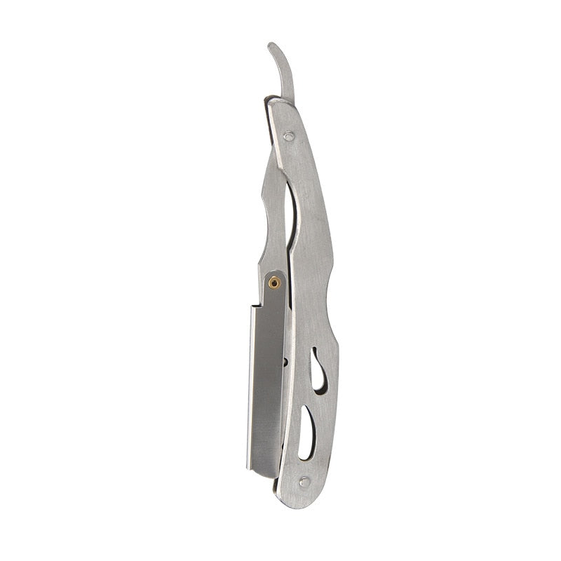 Professional Manual Shaver Straight Edge Stainless Steel Sharp Barber Razor Folding Shaving Beard Trimmer Cutter