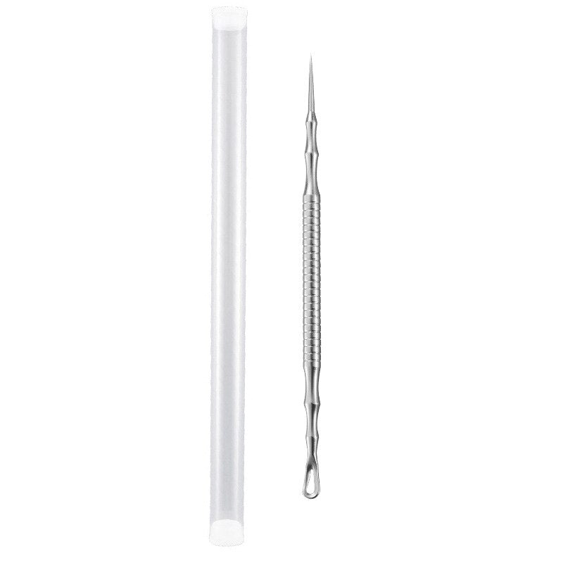 Pimples Blackhead Clip Tweezers Acne Blackhead Removal Needles Beauty Artifact Blemish Extractor Remover Needle Tool Wholesale