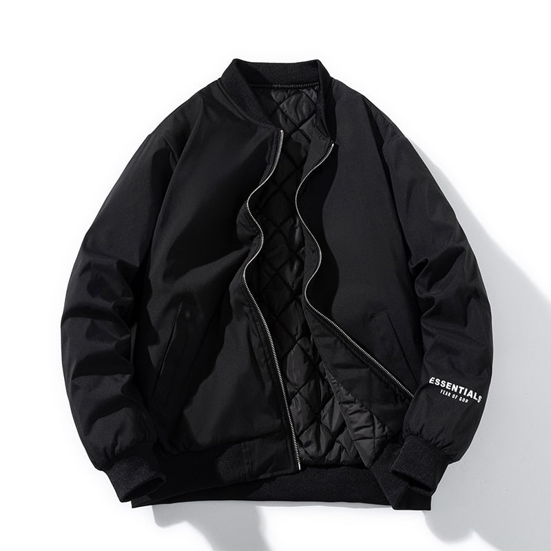Mens fashion clothing trends bomber jacket couple clothes Autumn And Winter windbreaker  Varsity Outerwear & Coats korean style