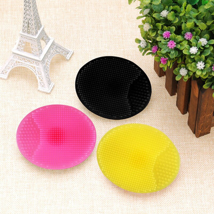 Cleaning Brush Silicone Face Brush Cleaning Brush Black Makeup Brush Makeup Remover Silicone Soft 1pc