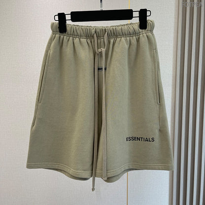 FW21 New Men&#39;s Essentials Summer Shorts Reflective Letter Streetwear Hip Hop Quick-Drying And Breathable Cotton Sports Shorts