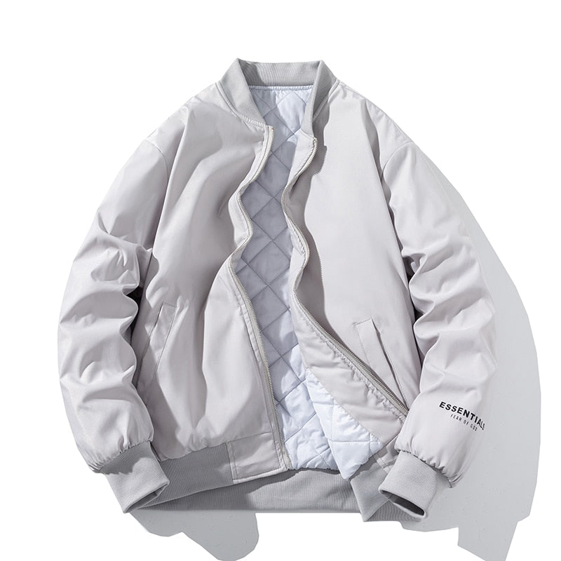 Mens fashion clothing trends bomber jacket couple clothes Autumn And Winter windbreaker  Varsity Outerwear & Coats korean style