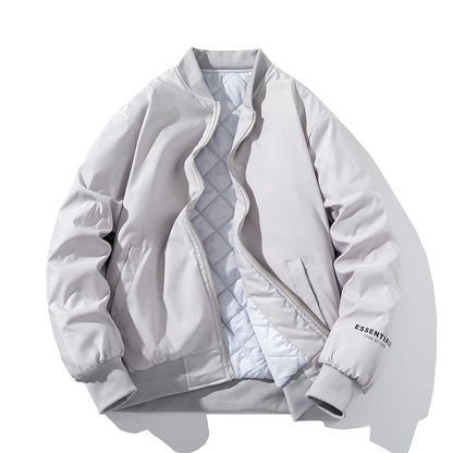 Mens fashion clothing trends bomber jacket couple clothes Autumn And Winter windbreaker  Varsity Outerwear & Coats korean style