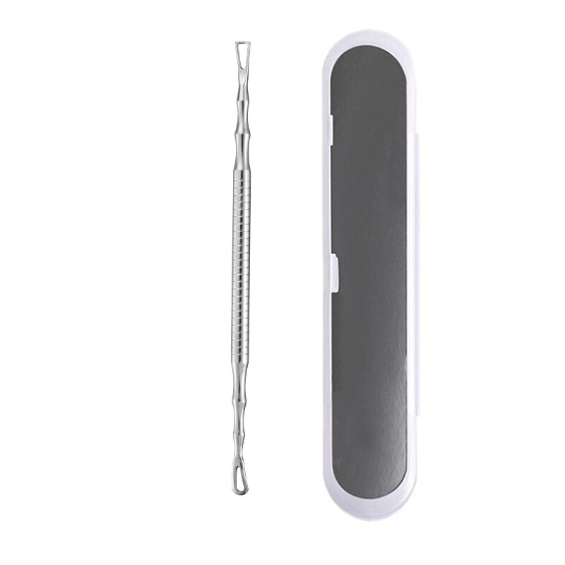 Pimples Blackhead Clip Tweezers Acne Blackhead Removal Needles Beauty Artifact Blemish Extractor Remover Needle Tool Wholesale