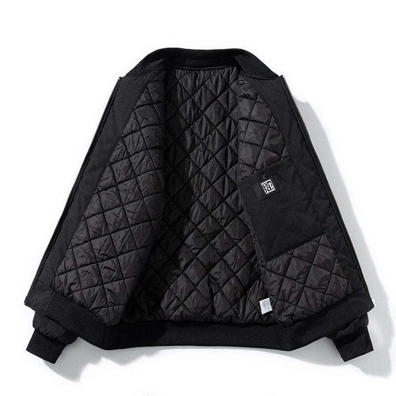 Mens fashion clothing trends bomber jacket couple clothes Autumn And Winter windbreaker  Varsity Outerwear & Coats korean style