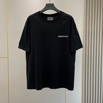 Summer New Essentials T-Shirts High street Hip-Hop Style 100% Cotton Quality Men and Women Oversized Sport T-Shirt