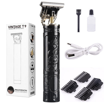 Men's Barber Retro T9 Hair Trimmer Professional Razor Trimmer Kemei Heyar Cut Machine Wireless Hair Clipper Beard Man Shaving