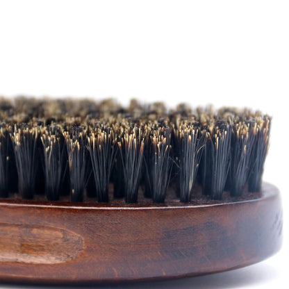 2022 New Natural Premium Men Beard Brush Vintage Wood Beard Comb for Mustache Shaving Face Massage Facial Hair Cleaning