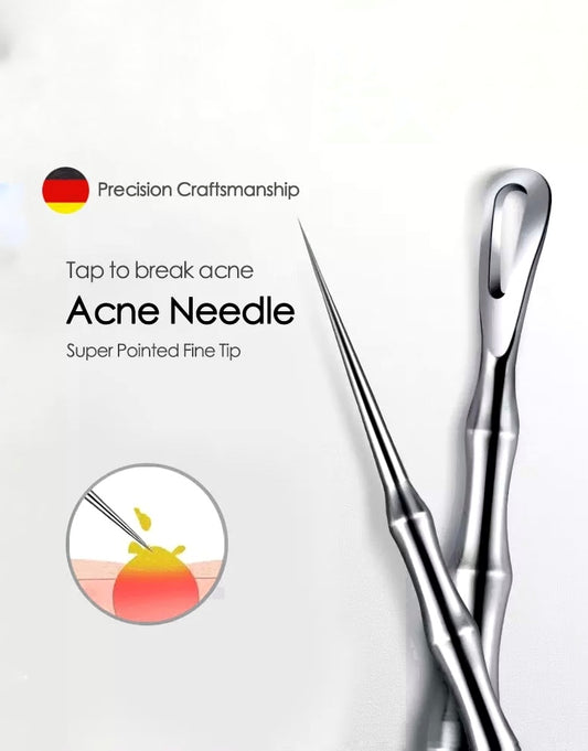 Pimples Blackhead Clip Tweezers Acne Blackhead Removal Needles Beauty Artifact Blemish Extractor Remover Needle Tool Wholesale